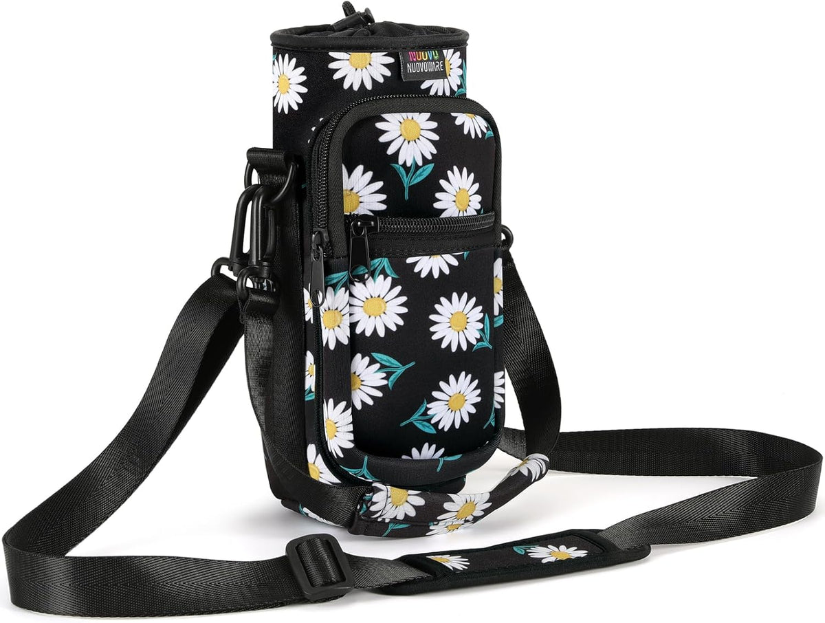 Magnetic Gym Bag, 40oz, Water Bottle Carrier Holder, Black - Colors B
