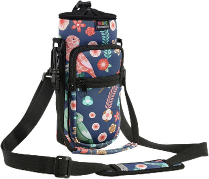 Magnetic Gym Bag, 40oz, Water Bottle Carrier Holder, Black - Colors B