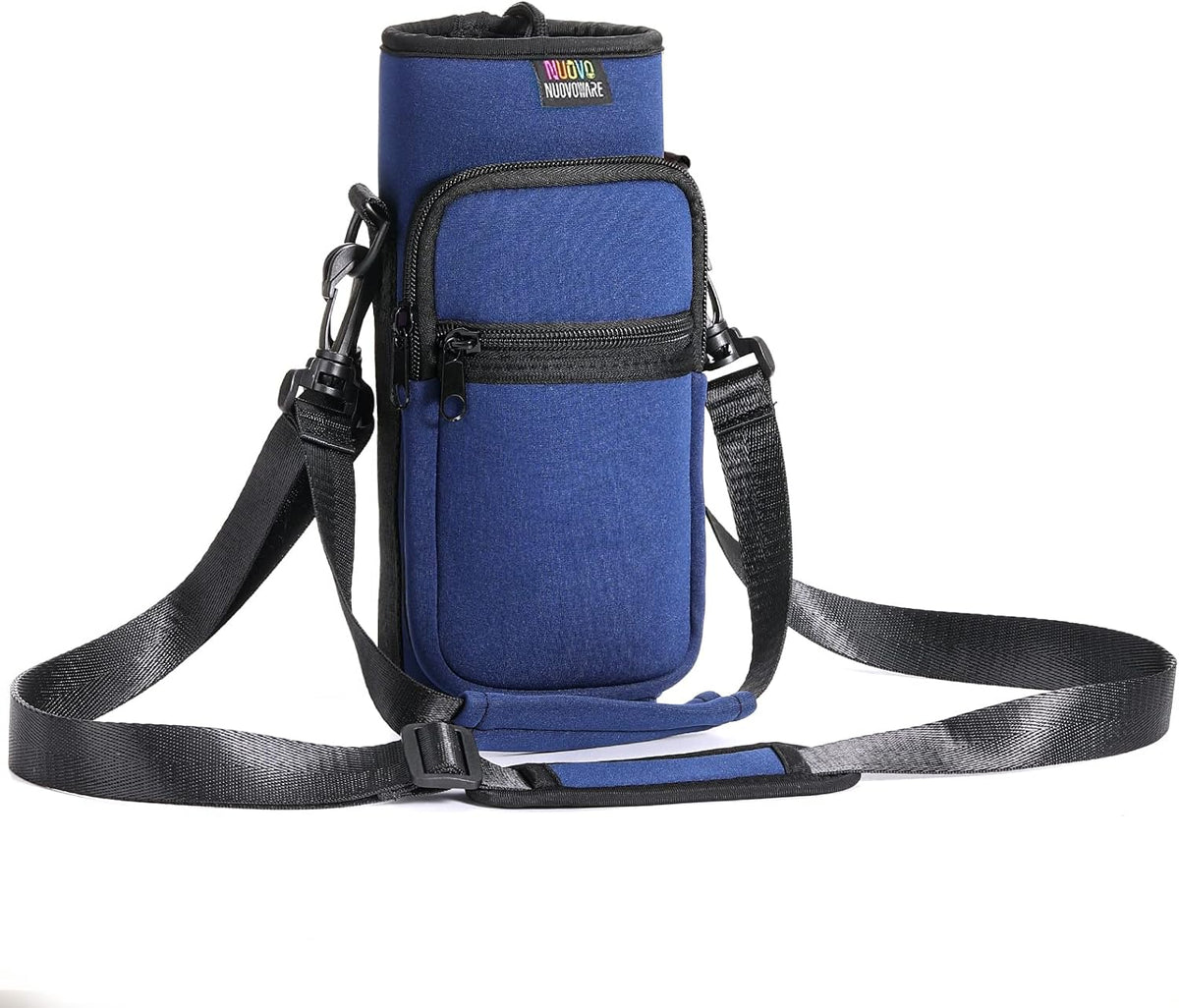 Magnetic Gym Bag, 40oz, Water Bottle Carrier Holder, Black - Colors B