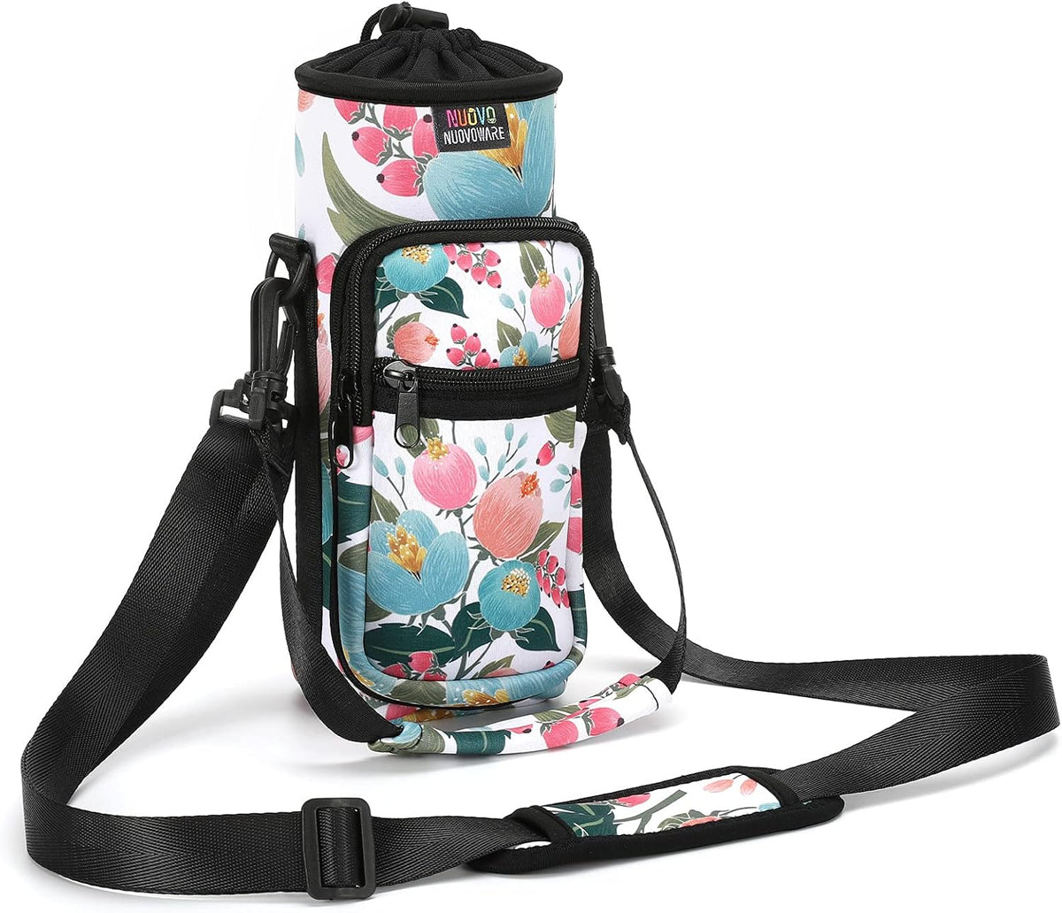 Magnetic Gym Bag, 40oz, Water Bottle Carrier Holder, Black - Colors B