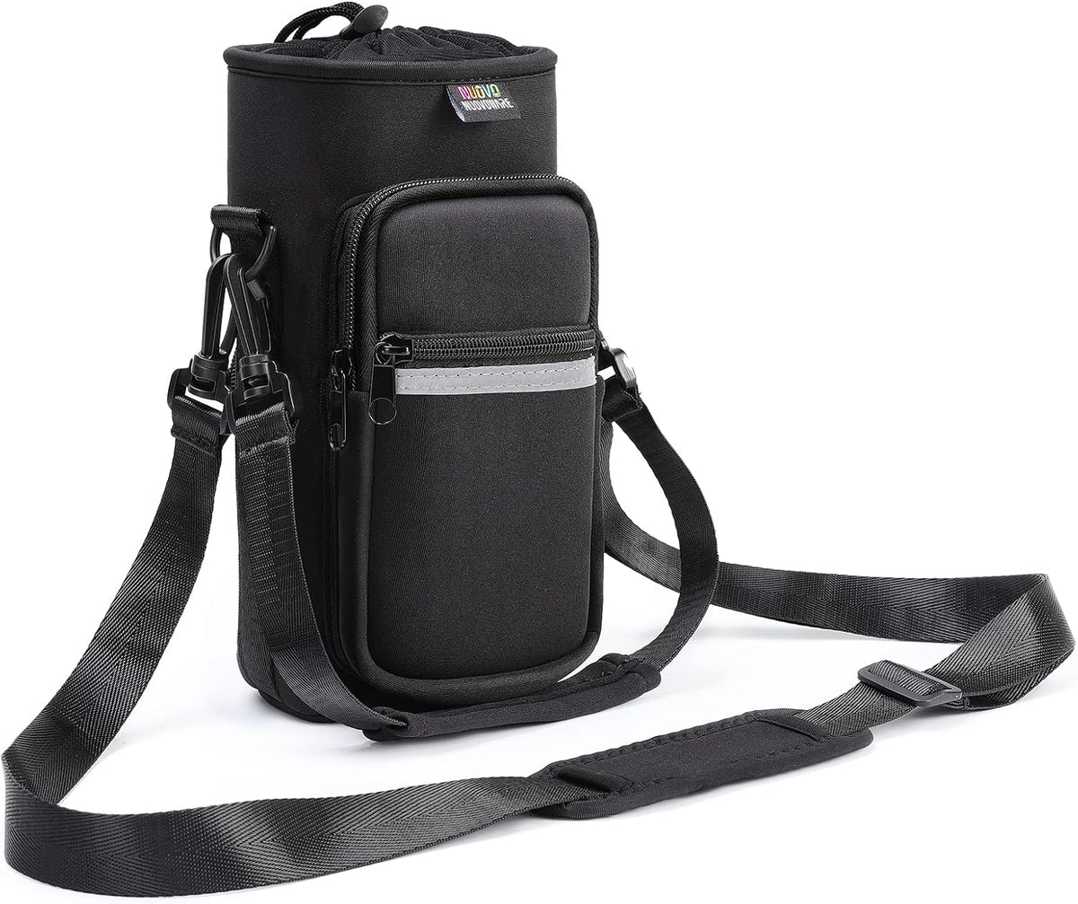 Magnetic Gym Bag, 40oz, Water Bottle Carrier Holder, Black - Colors B