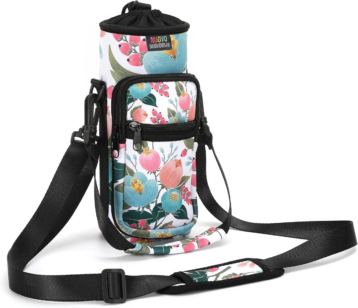 Magnetic Gym Bag, 40oz, Water Bottle Carrier Holder, Black - Colors B