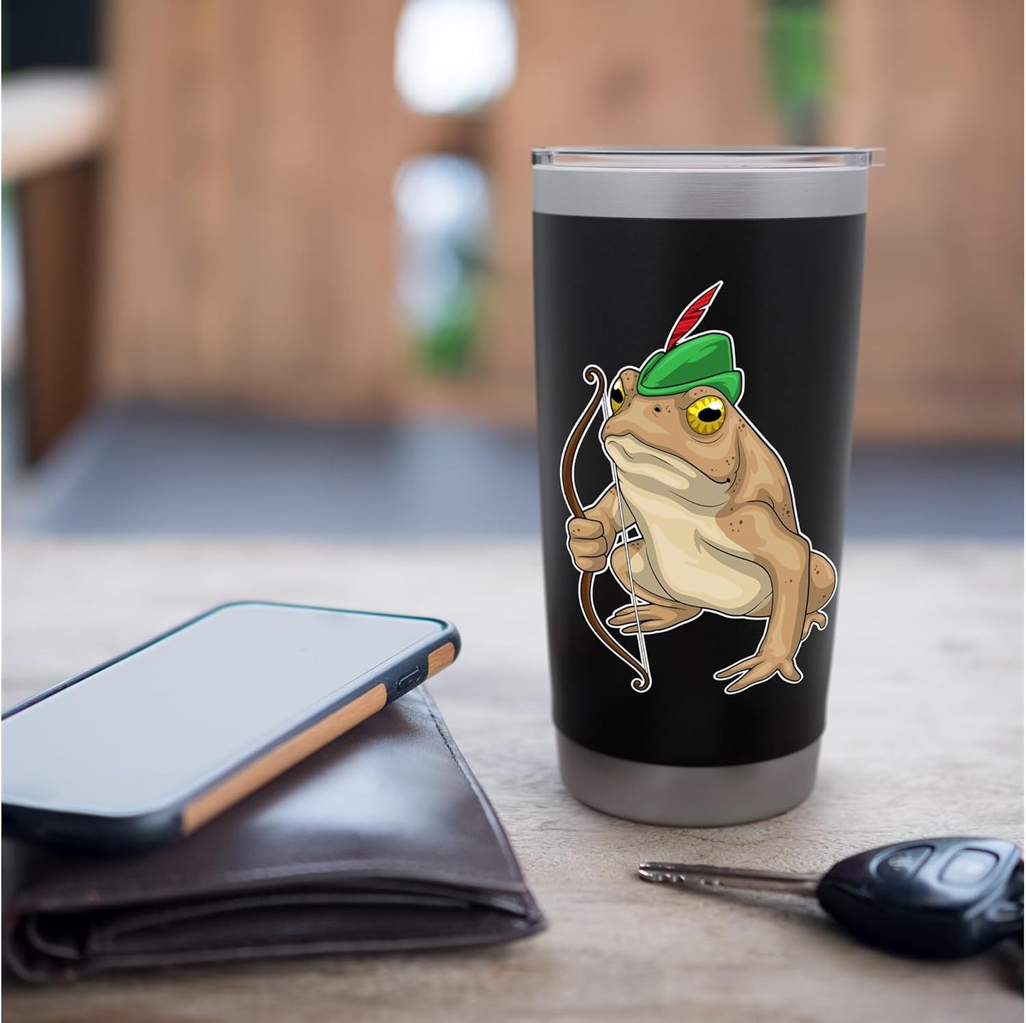 Frog Archer Bow Stainless Steel Insulated Tumbler