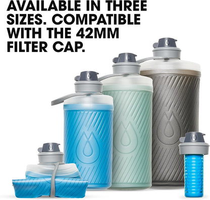 Flux Collapsible Backpacking Water Bottle (750ml, 1L, 1.5L)
