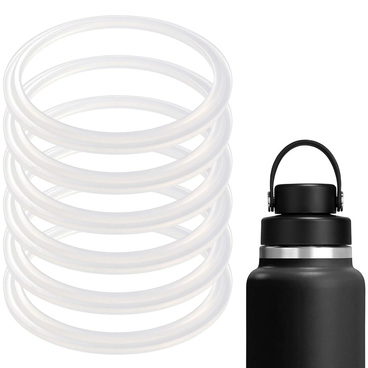 Rubber Gaskets Compatible with Hydro Flask Wide Mouth Lid Cap