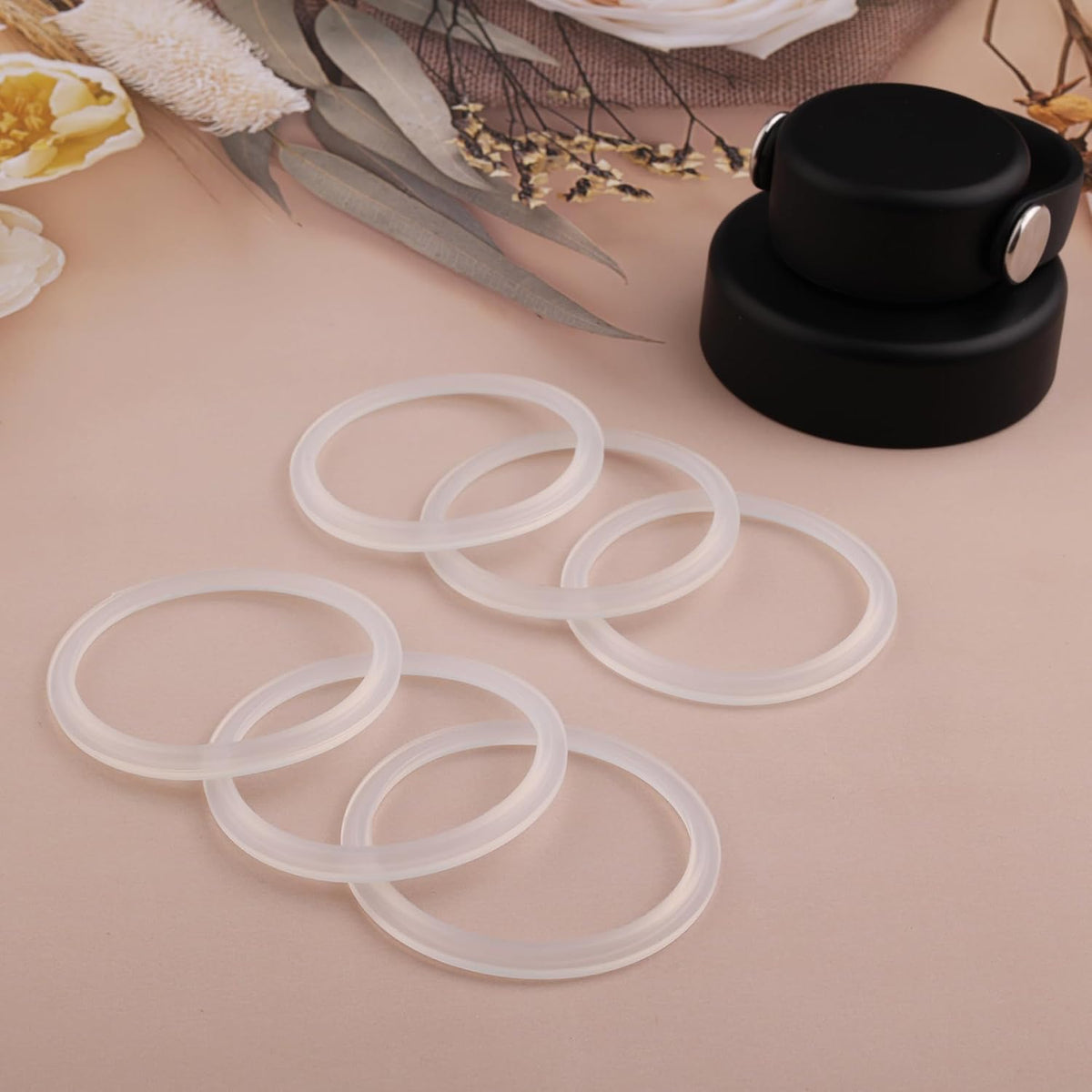 Rubber Gaskets Compatible with Hydro Flask Wide Mouth Lid Cap