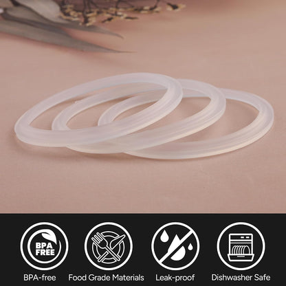 Rubber Gaskets Compatible with Hydro Flask Wide Mouth Lid Cap