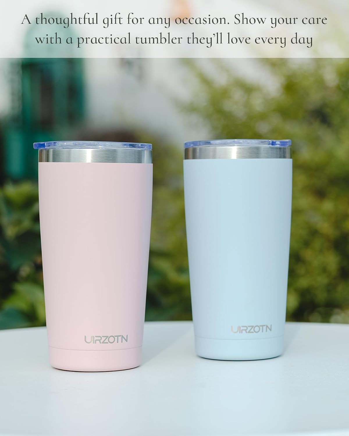 20oz Travel Coffee Tumbler, Insulated Travel Mug, Sapphire