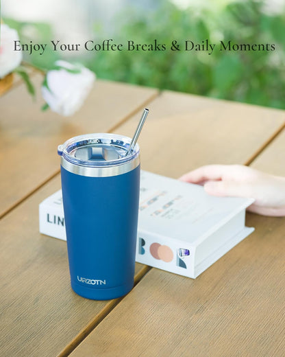 20oz Travel Coffee Tumbler, Insulated Travel Mug, Sapphire