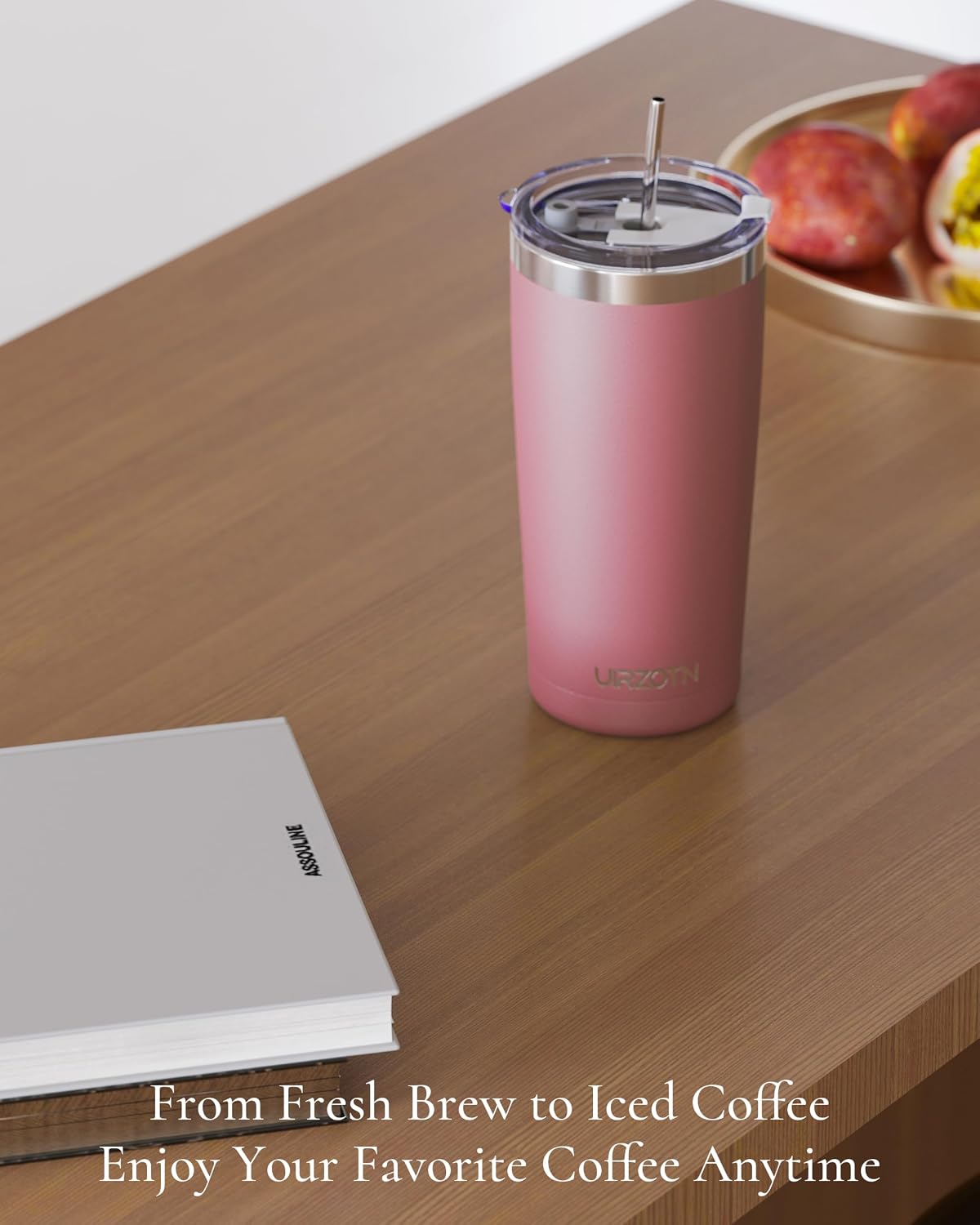 20oz Travel Coffee Tumbler, Insulated Travel Mug, Sapphire