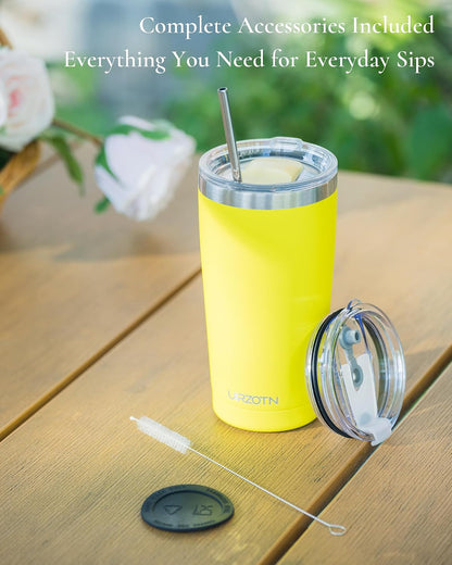 20oz Travel Coffee Tumbler, Insulated Travel Mug, Sapphire