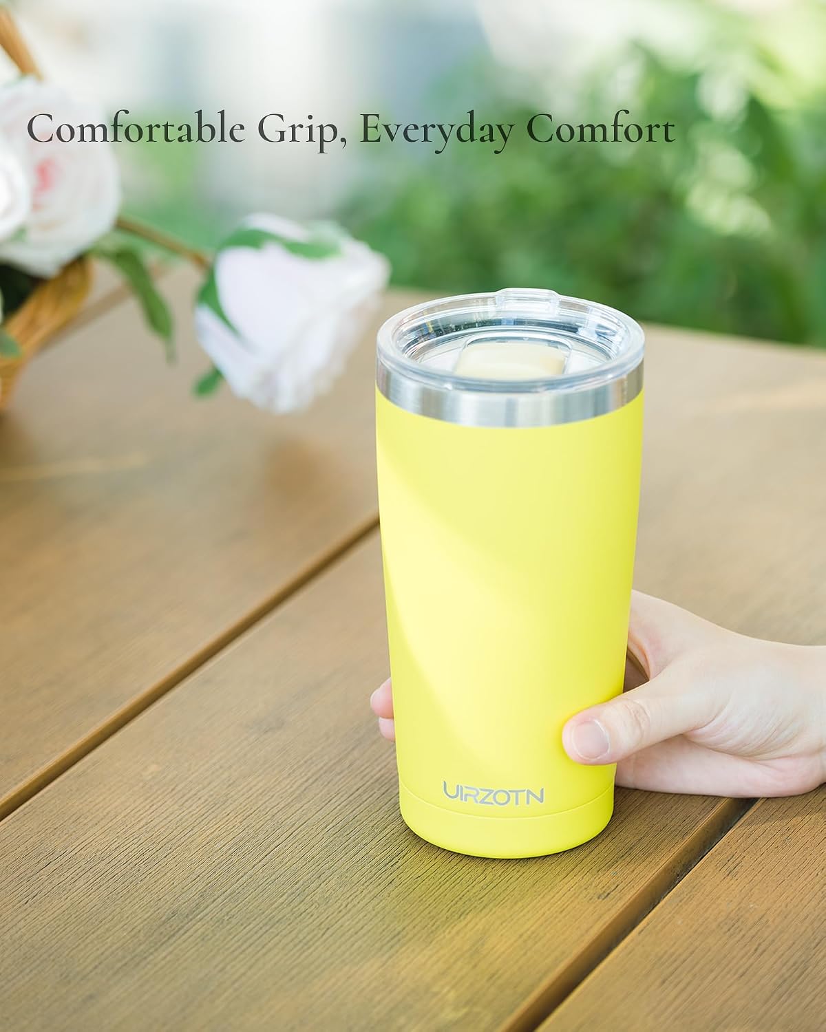 20oz Travel Coffee Tumbler, Insulated Travel Mug, Sapphire