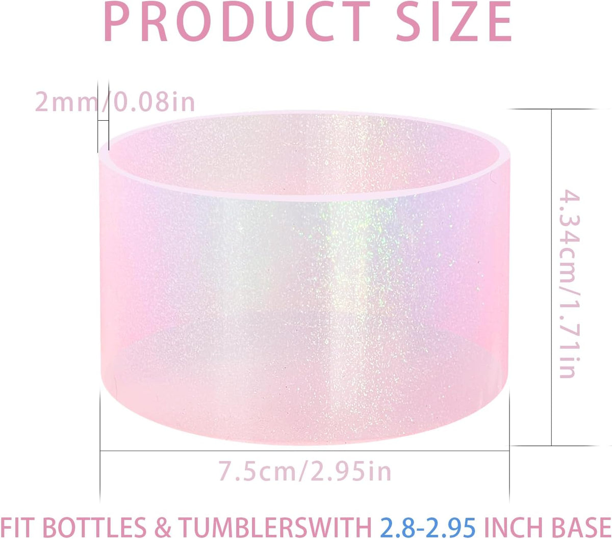 Jelly Luster Glitter Silicone Boot Sleeve for Stanley 20-40oz Cup&Tumbler