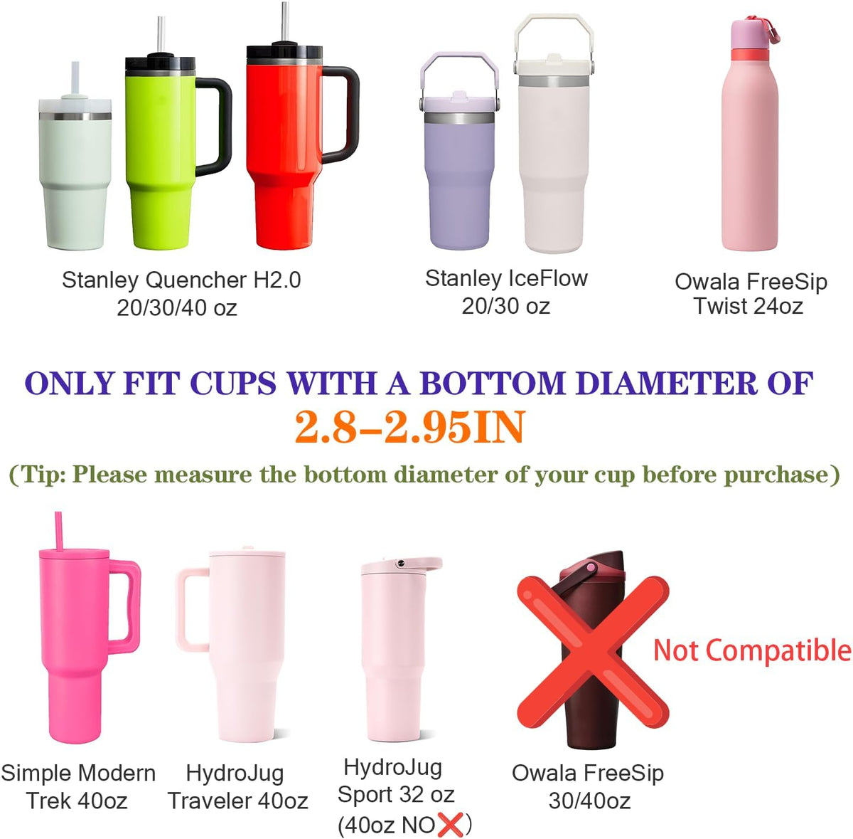 Jelly Luster Glitter Silicone Boot Sleeve for Stanley 20-40oz Cup&Tumbler