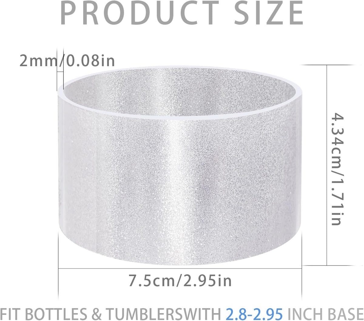 Jelly Luster Glitter Silicone Boot Sleeve for Stanley 20-40oz Cup&Tumbler