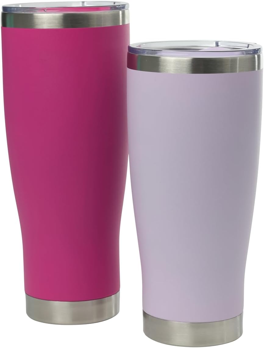 Key West Premium 24oz Stainless Steel Tumbler – Double Wall Vacuum Insulated Travel Mug, Leak-Proof Slider Lid, Hot & Cold Drink Container, BPA-Free with Anti-Slip Base