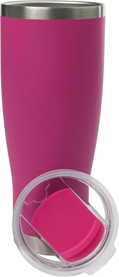 Key West Premium 24oz Stainless Steel Tumbler – Double Wall Vacuum Insulated Travel Mug, Leak-Proof Slider Lid, Hot & Cold Drink Container, BPA-Free with Anti-Slip Base