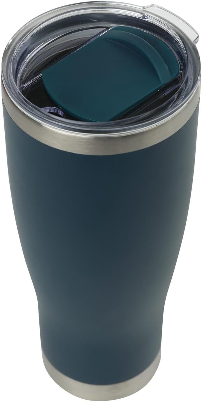 Key West Premium 24oz Stainless Steel Tumbler – Double Wall Vacuum Insulated Travel Mug, Leak-Proof Slider Lid, Hot & Cold Drink Container, BPA-Free with Anti-Slip Base