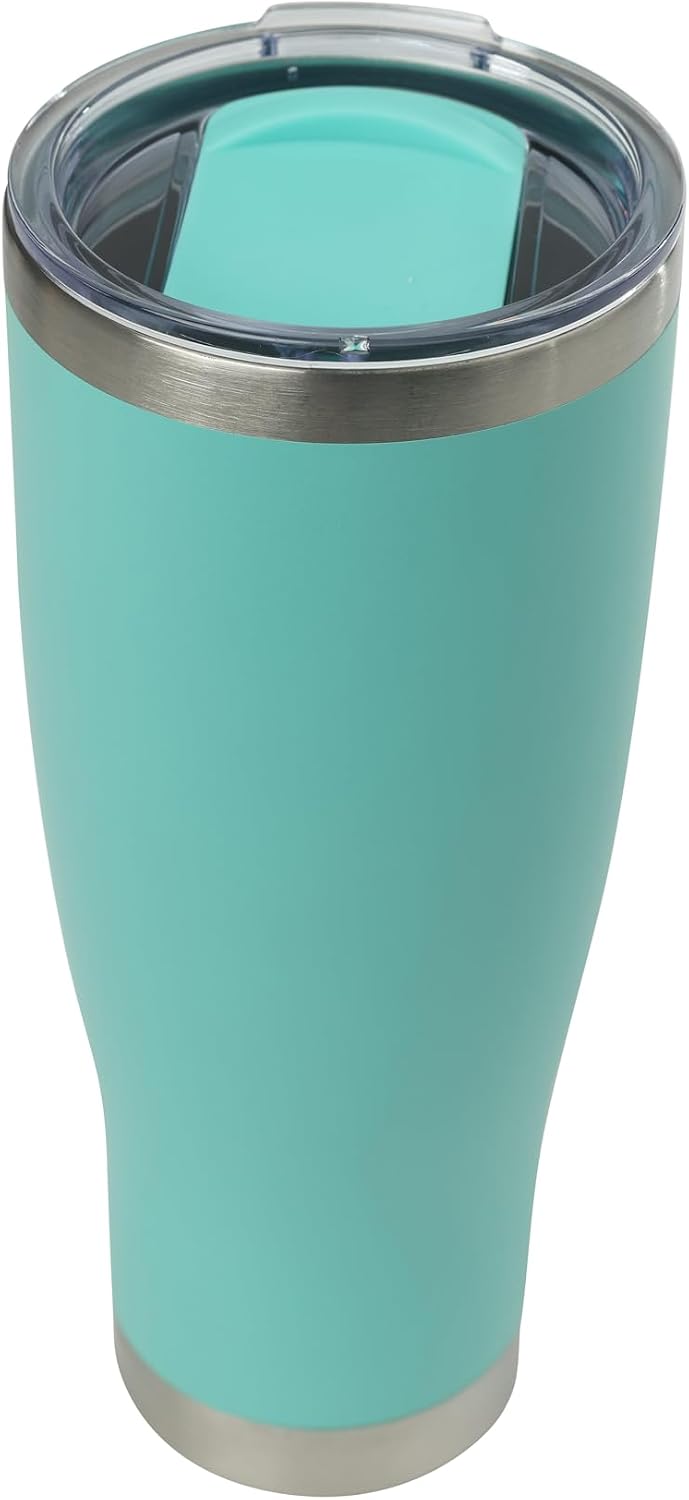 Key West Premium 24oz Stainless Steel Tumbler – Double Wall Vacuum Insulated Travel Mug, Leak-Proof Slider Lid, Hot & Cold Drink Container, BPA-Free with Anti-Slip Base