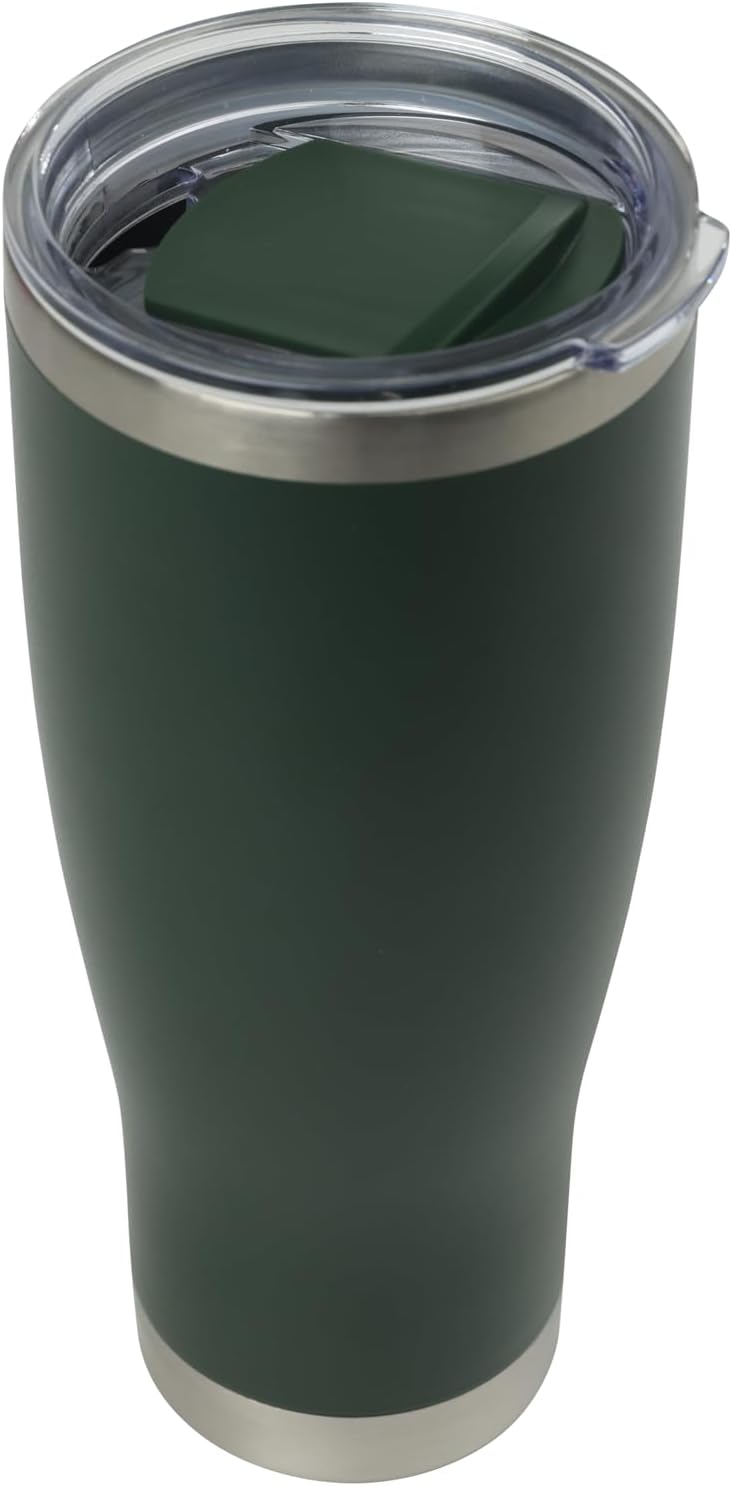 Key West Premium 24oz Stainless Steel Tumbler – Double Wall Vacuum Insulated Travel Mug, Leak-Proof Slider Lid, Hot & Cold Drink Container, BPA-Free with Anti-Slip Base
