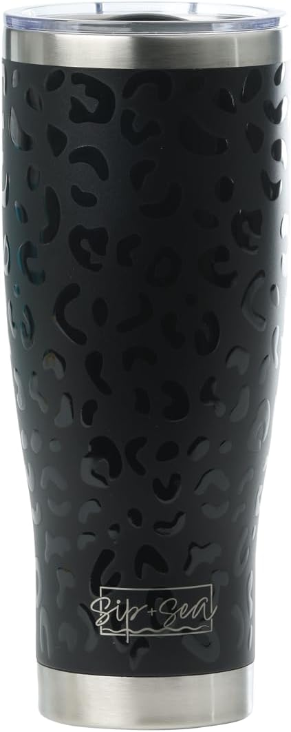Key West Premium 24oz Stainless Steel Tumbler – Double Wall Vacuum Insulated Travel Mug, Leak-Proof Slider Lid, Hot & Cold Drink Container, BPA-Free with Anti-Slip Base