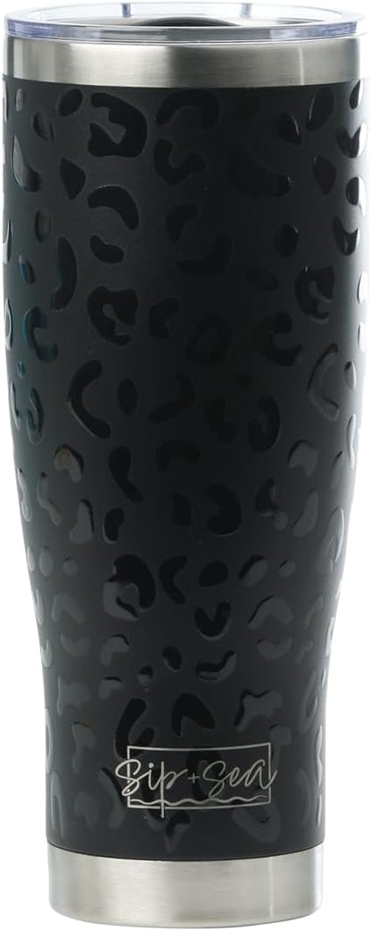 Key West Premium 24oz Stainless Steel Tumbler – Double Wall Vacuum Insulated Travel Mug, Leak-Proof Slider Lid, Hot & Cold Drink Container, BPA-Free with Anti-Slip Base