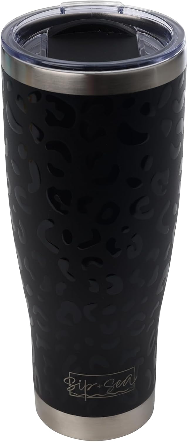 Key West Premium 24oz Stainless Steel Tumbler – Double Wall Vacuum Insulated Travel Mug, Leak-Proof Slider Lid, Hot & Cold Drink Container, BPA-Free with Anti-Slip Base