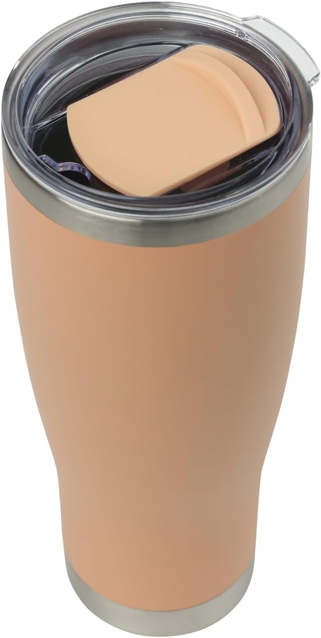 Key West Premium 24oz Stainless Steel Tumbler – Double Wall Vacuum Insulated Travel Mug, Leak-Proof Slider Lid, Hot & Cold Drink Container, BPA-Free with Anti-Slip Base