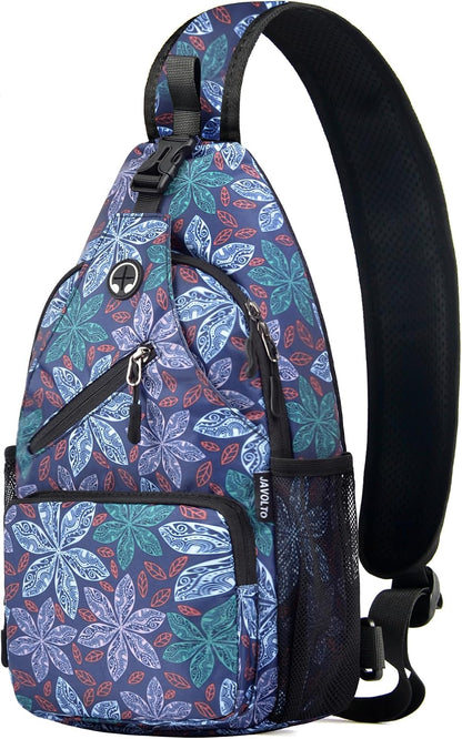 Crossbody Sling Bag,Small Backpack Men,Hands-Free Shoulder Daypack