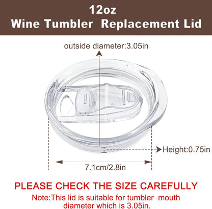 20oz Skinny Tumbler Replacement Lids,Spill Proof Covers