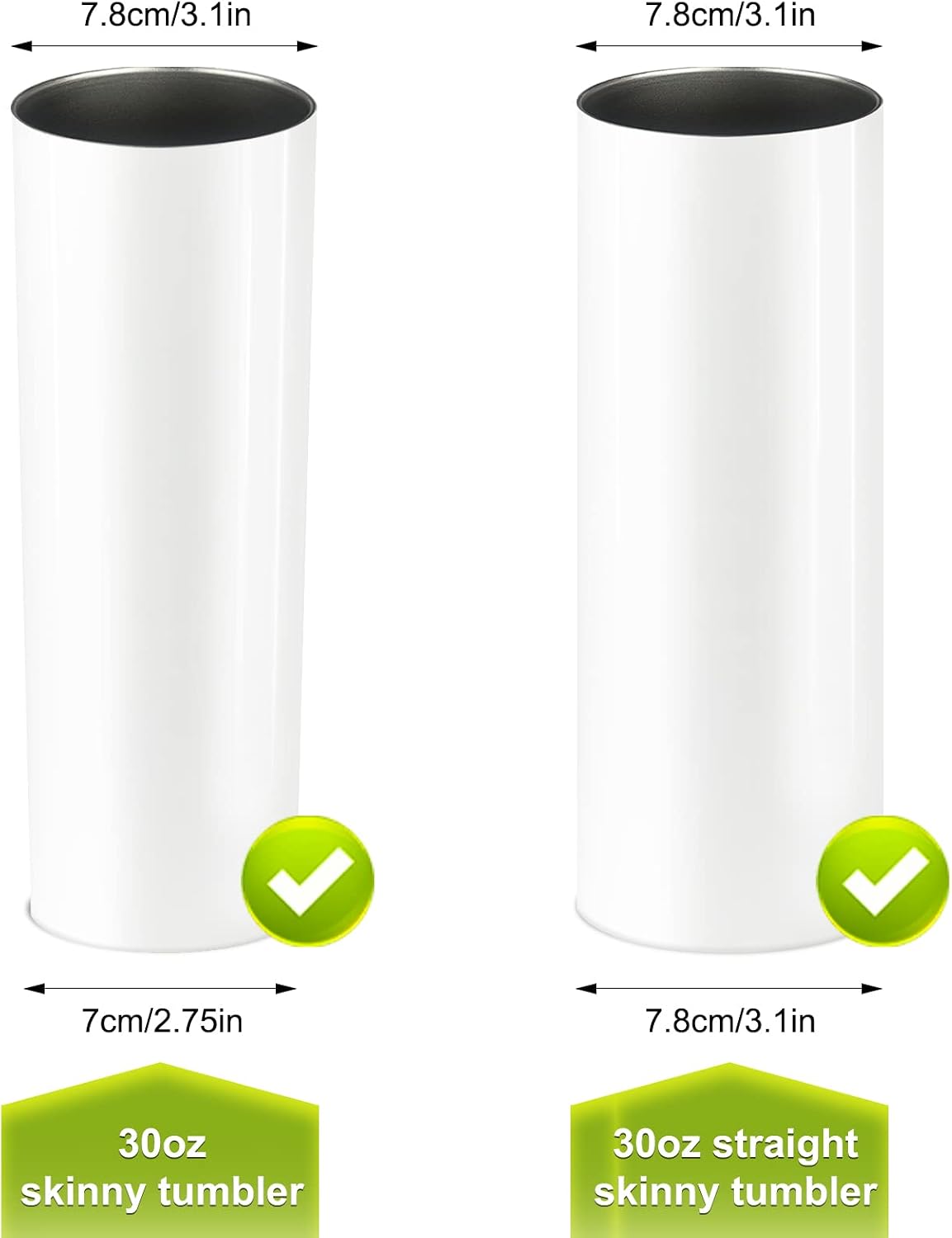 20oz Skinny Tumbler Replacement Lids,Spill Proof Covers