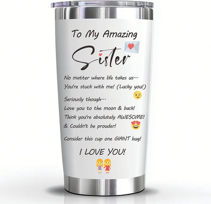 Sunflower Gifts for Women, 20 oz Sunflower Tumbler Cup Travel Mug | Sunflower Stainless Steel Insulated Floral Tumbler with Lid, Holiday Gifts for Sister Teacher, Christmas Birthday Office