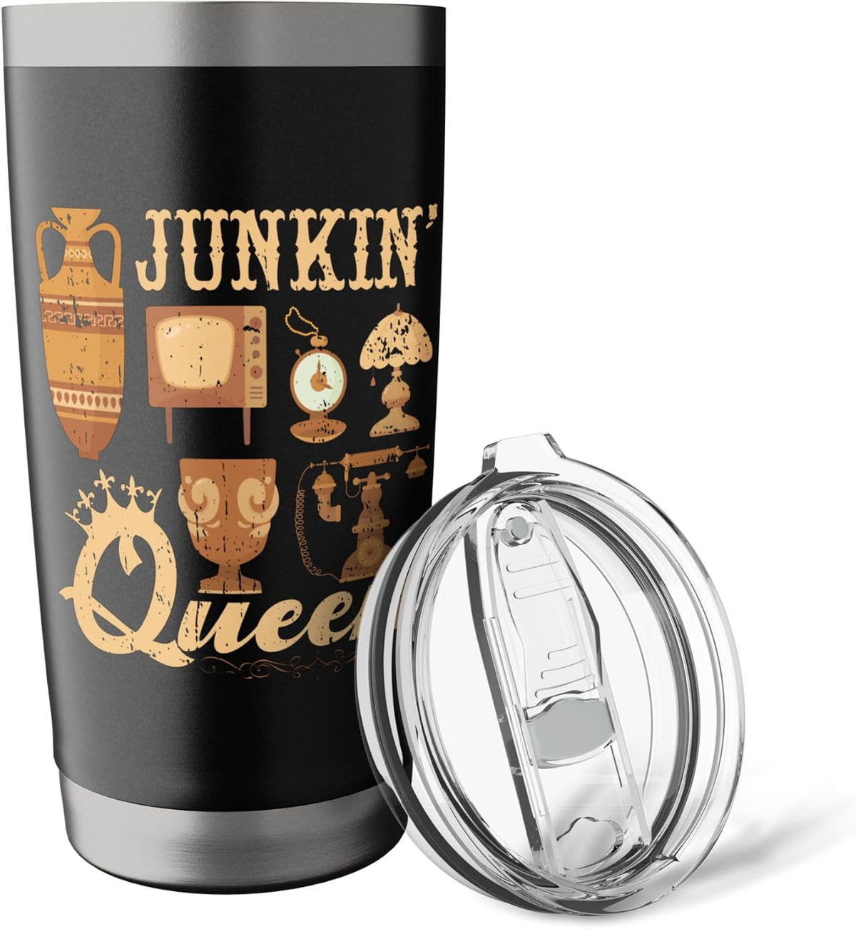 Junkin Queen Junking Antique Junk & Thrift Stainless Steel Insulated Tumbler