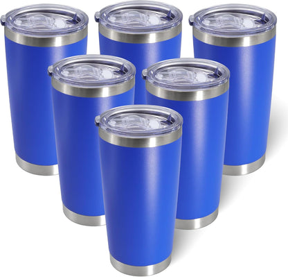 20oz Tumbler with Lid Stainless Steel Tumblers Insulated Mug Navy 1P
