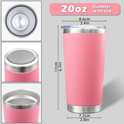 20oz Tumbler with Lid Stainless Steel Tumblers Insulated Mug Navy 1P