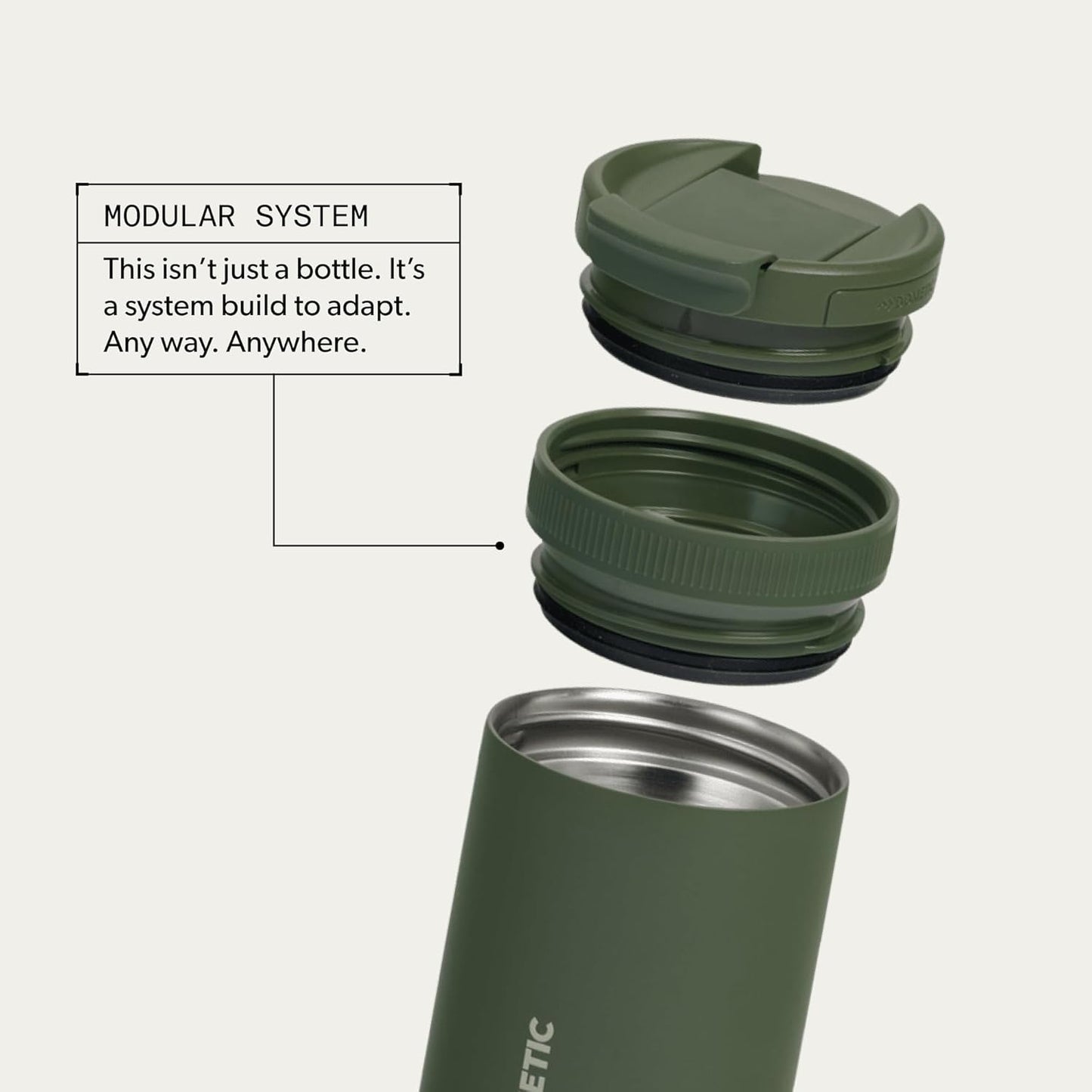 16 oz Tumbler | Stainless Steel Insulated Drinkware with Magnetic Swig Lid | Ocean