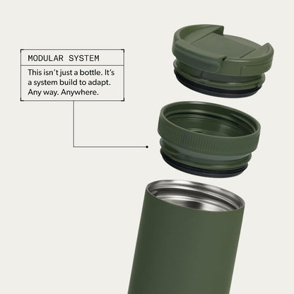16 oz Tumbler | Stainless Steel Insulated Drinkware with Magnetic Swig Lid | Ocean