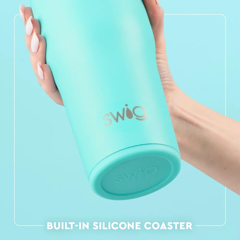 30oz Leakproof To-Go Tumbler with Handle, Fruit Punch | Leakproof Lid - Triple Insulated Stainless Steel - Handle & Straw Included - Cup Holder Friendly - Dishwasher Safe