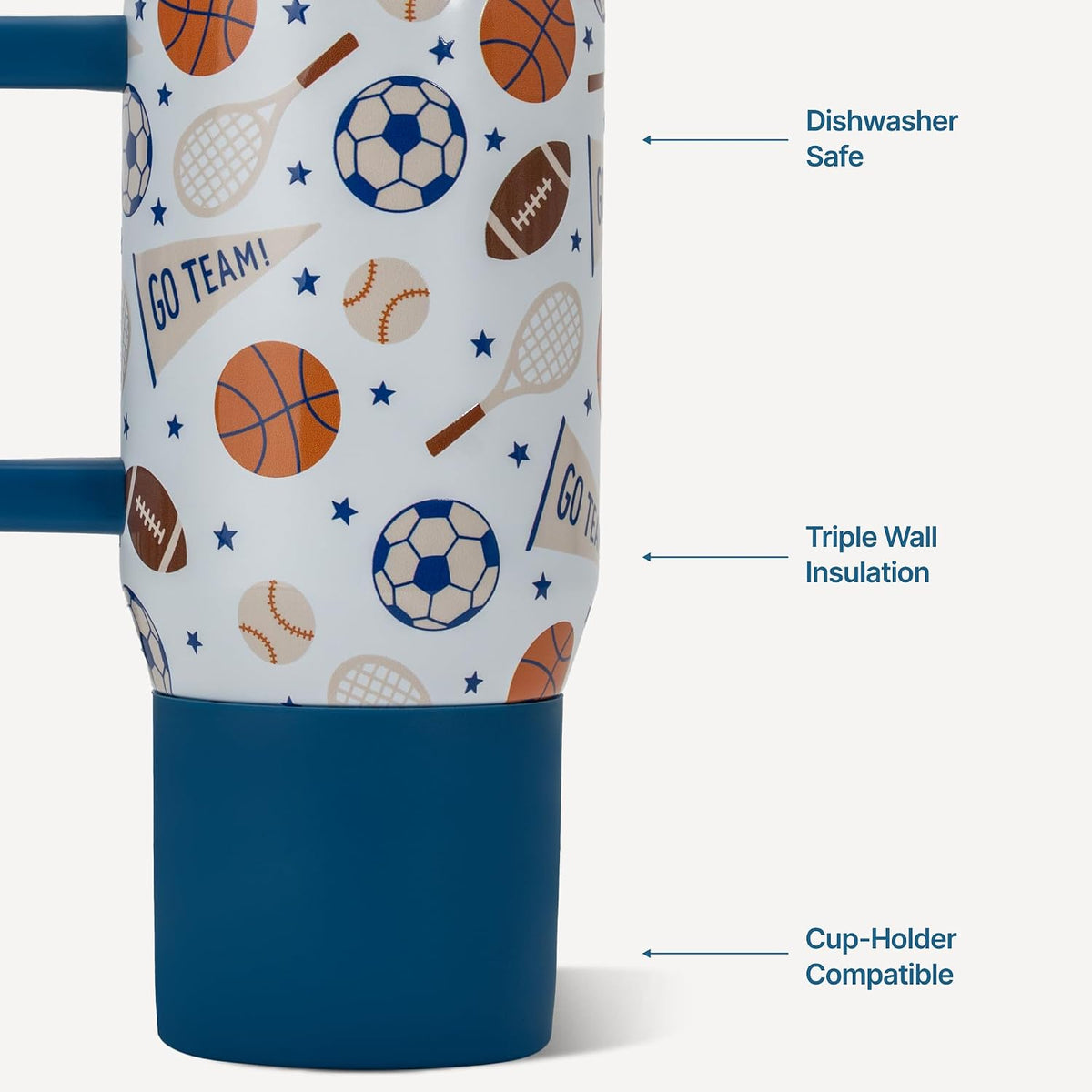 Traveler 20oz Kids Insulated Tumbler with Handle, Primrose