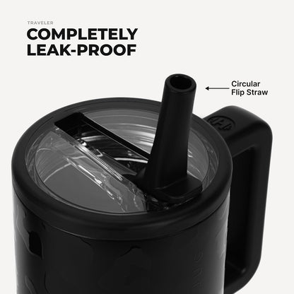 Traveler 20oz Kids Insulated Tumbler with Handle, Primrose