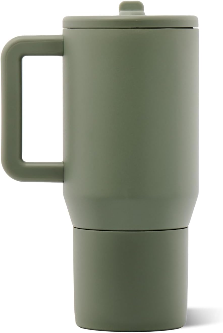Traveler 20oz Kids Insulated Tumbler with Handle, Primrose