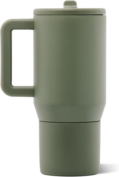 Traveler 20oz Kids Insulated Tumbler with Handle, Primrose