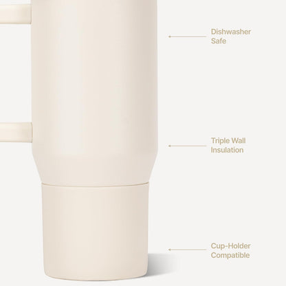 Traveler 20oz Kids Insulated Tumbler with Handle, Primrose
