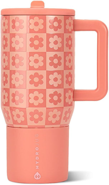 Traveler 20oz Kids Insulated Tumbler with Handle, Primrose