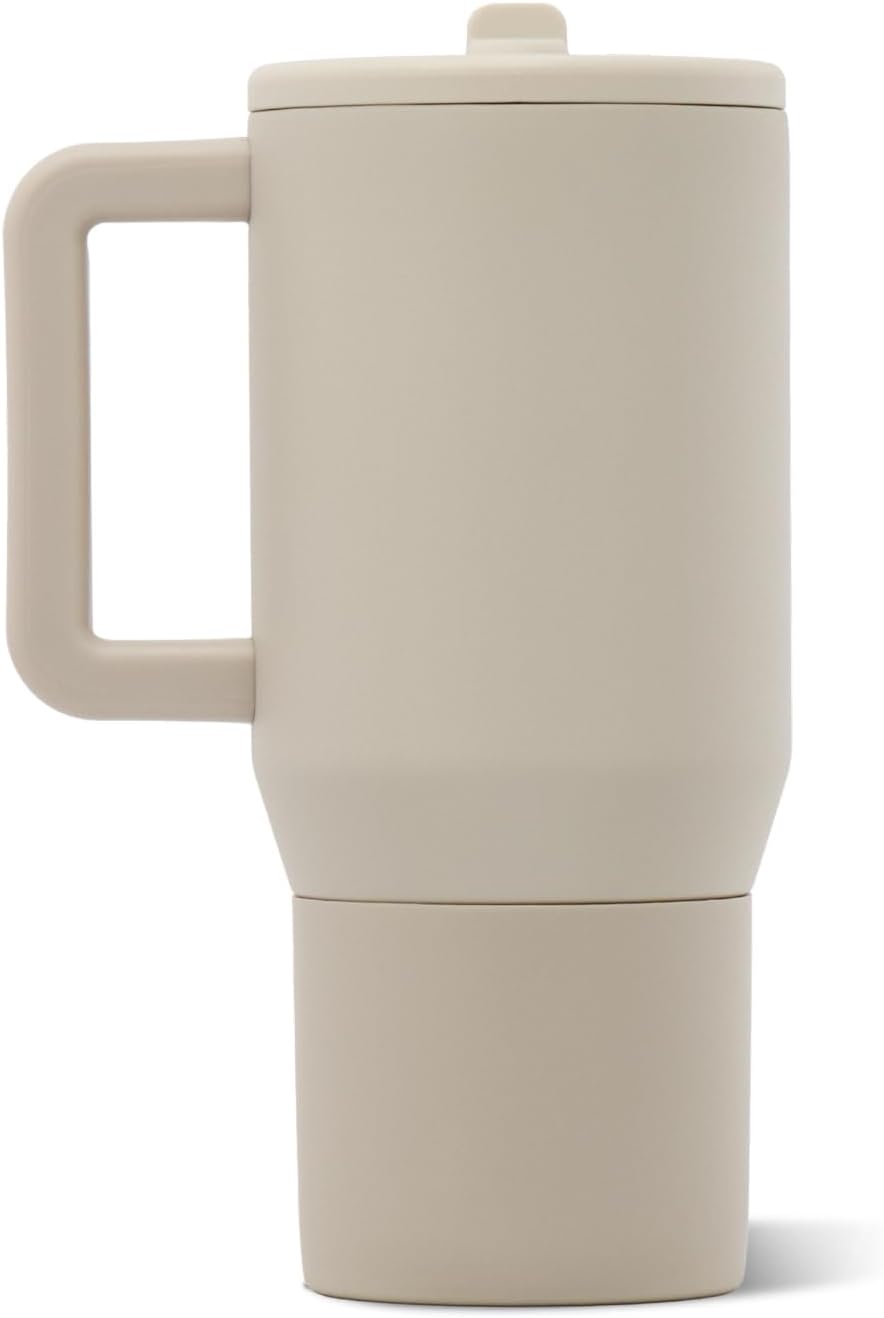 Traveler 20oz Kids Insulated Tumbler with Handle, Primrose