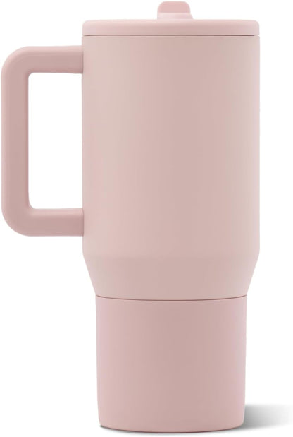 Traveler 20oz Kids Insulated Tumbler with Handle, Primrose