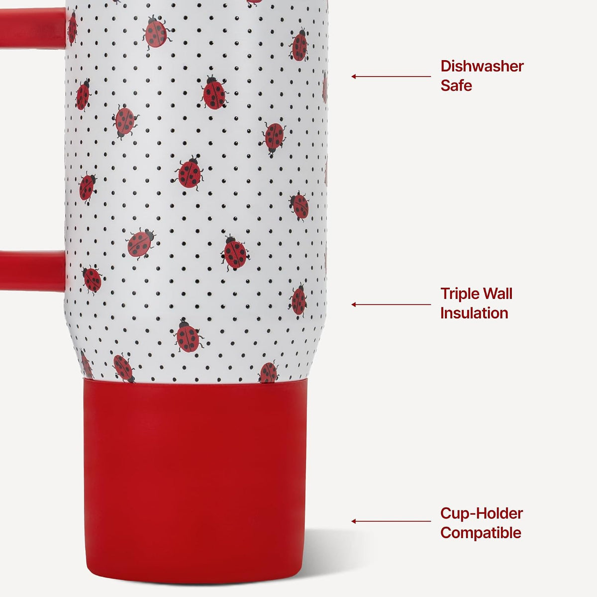 Traveler 20oz Kids Insulated Tumbler with Handle, Primrose
