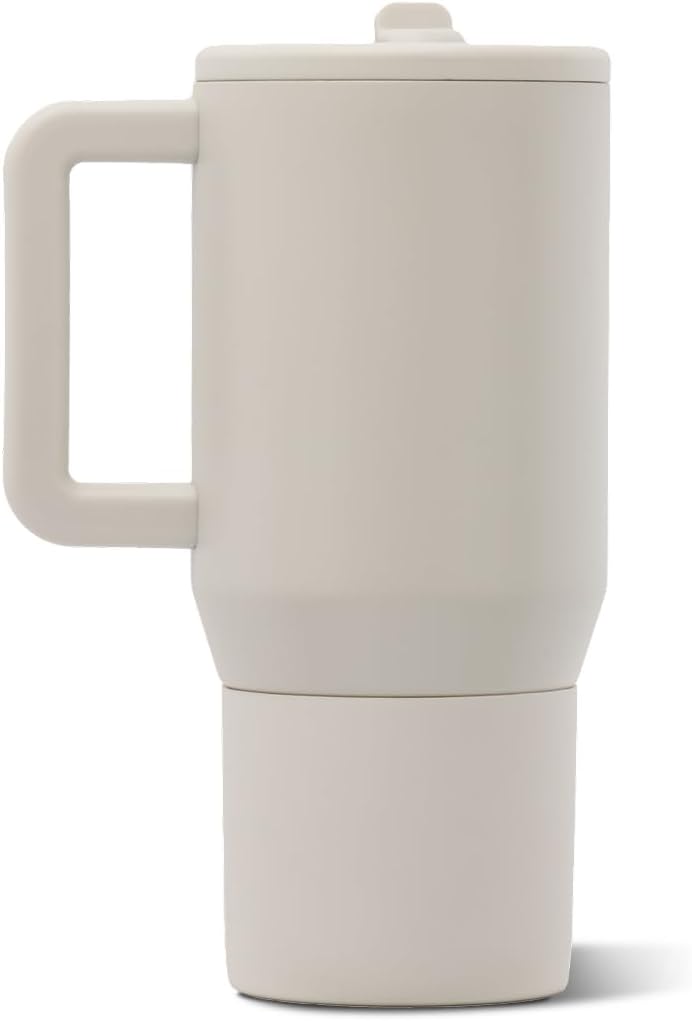Traveler 20oz Kids Insulated Tumbler with Handle, Primrose