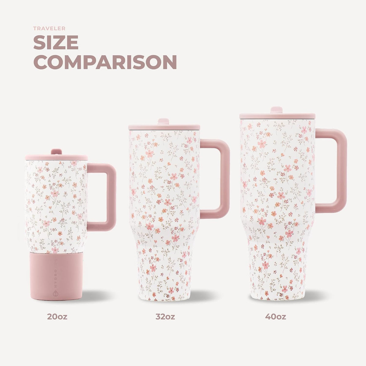 Traveler 20oz Kids Insulated Tumbler with Handle, Primrose