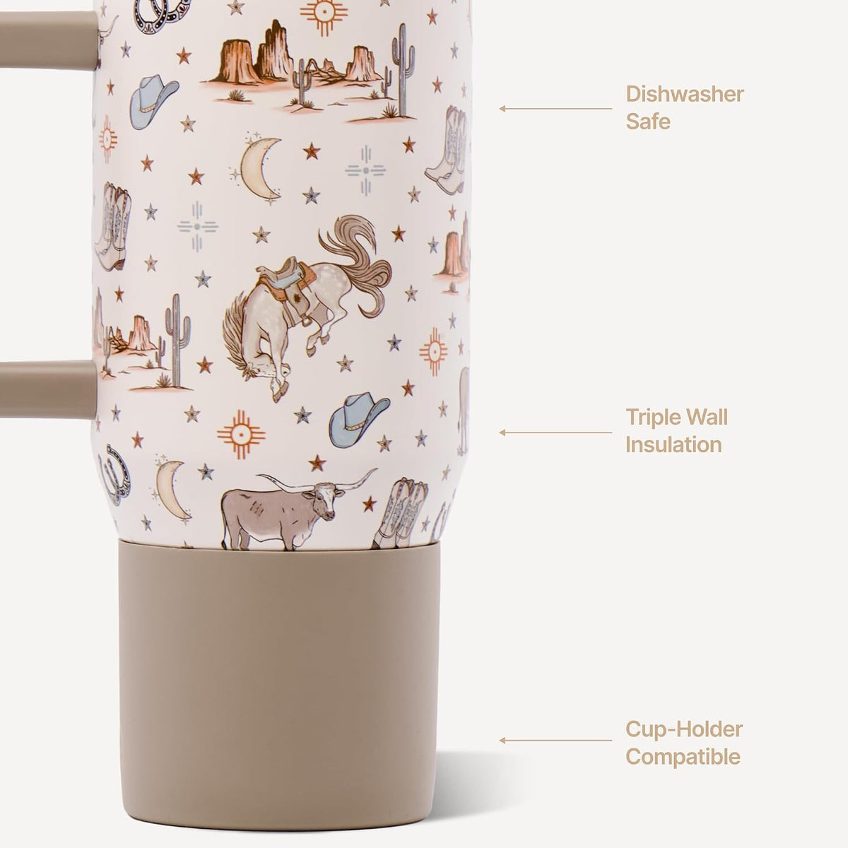 Traveler 20oz Kids Insulated Tumbler with Handle, Primrose